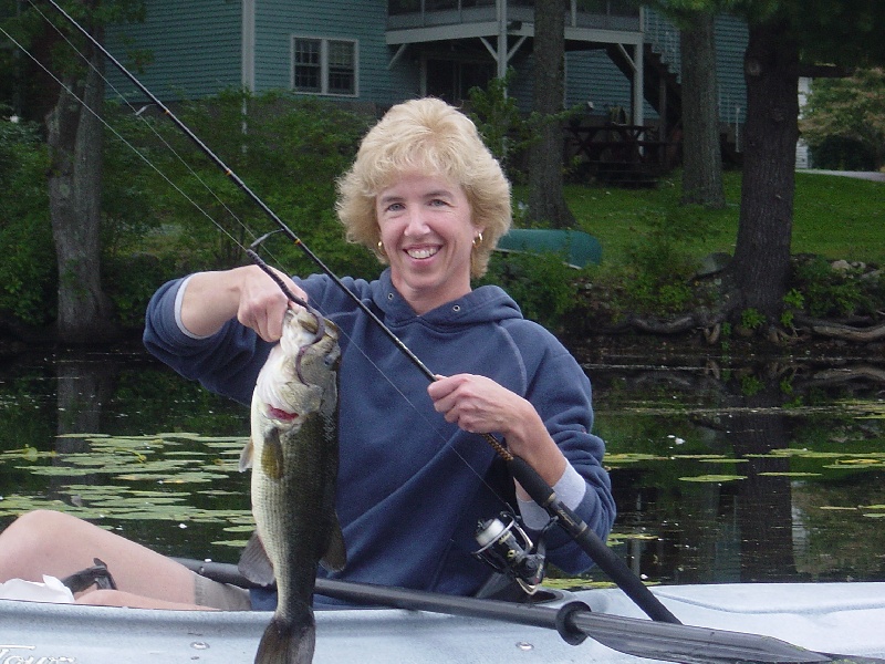 Mary's first bass ever